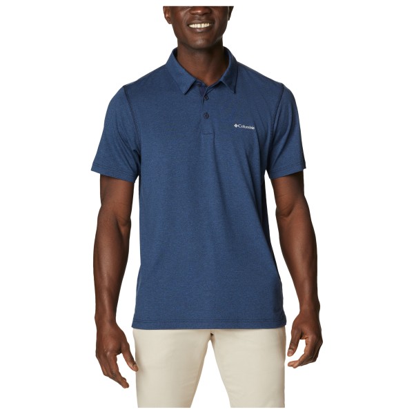 Columbia - Tech Trail Polo - Polo-Shirt Gr L - Length: 28'' blau von Columbia