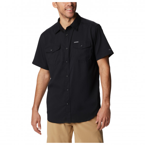 Columbia - Utilizer II Solid Short Sleeve Shirt - Hemd Gr XL - Wide schwarz von Columbia