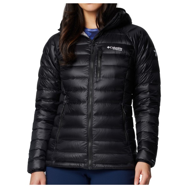 Columbia - Women's Arctic Crest Down Hooded Jacket - Daunenjacke Gr L schwarz von Columbia