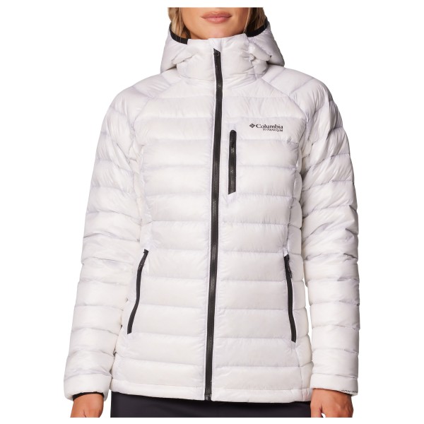 Columbia - Women's Arctic Crest Down Hooded Jacket - Daunenjacke Gr M weiß von Columbia