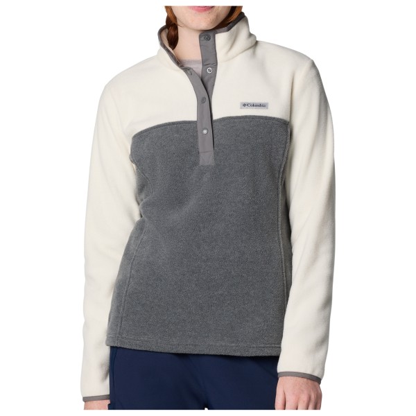 Columbia - Women's Benton Springs 1/2 Snap Pull Over II - Fleecepullover Gr L grau von Columbia