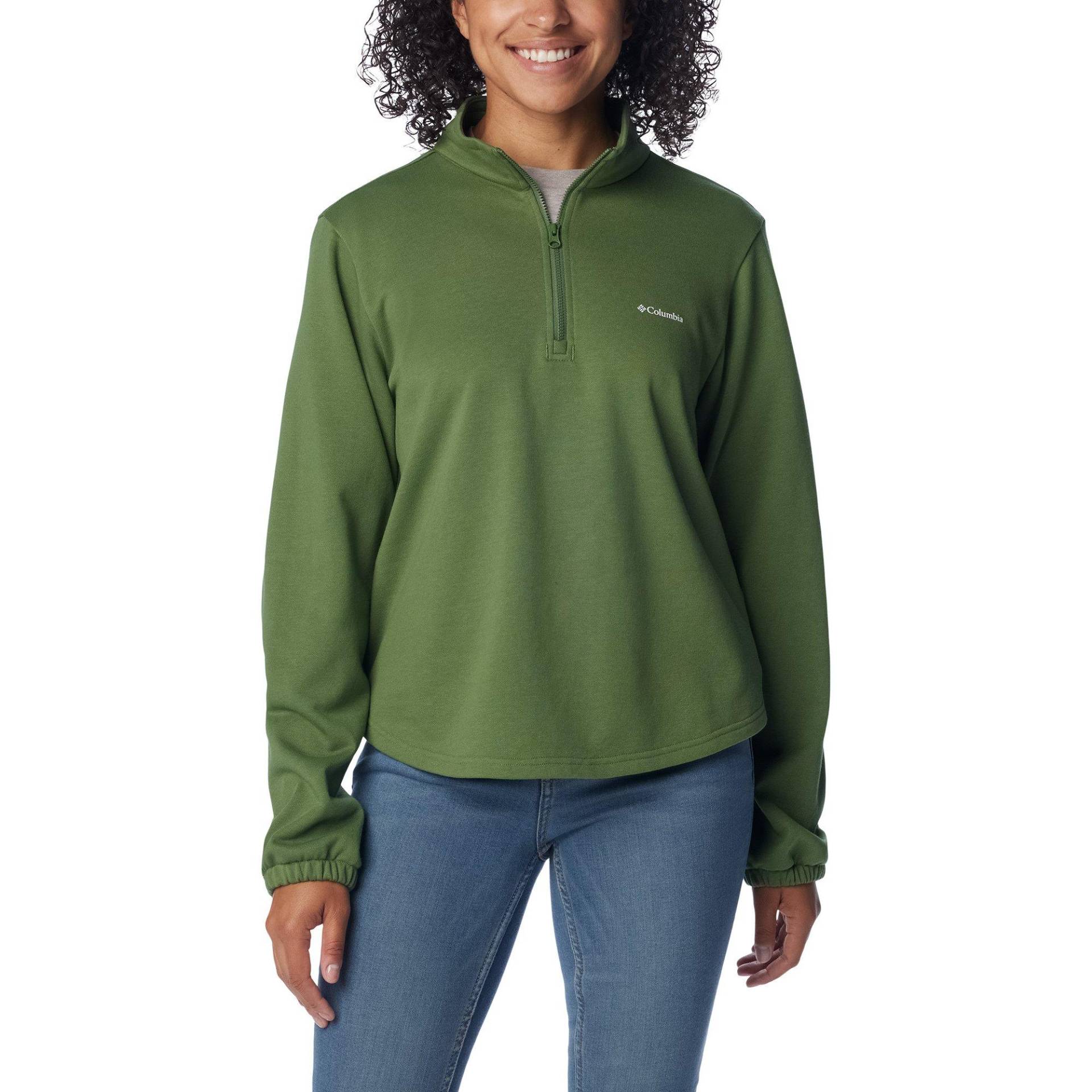 Fleece Pullover, Half-zip Damen Olivegrün XL von Columbia