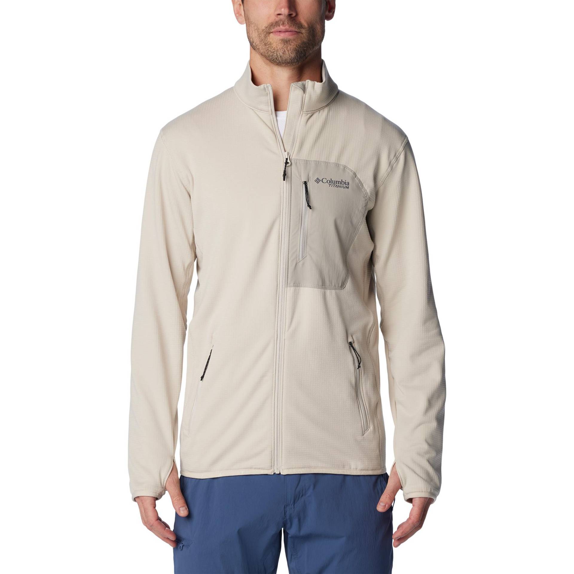 Columbia - Fleecejacke ohne Kapuze, für Herren, Beige, Größe S von Columbia