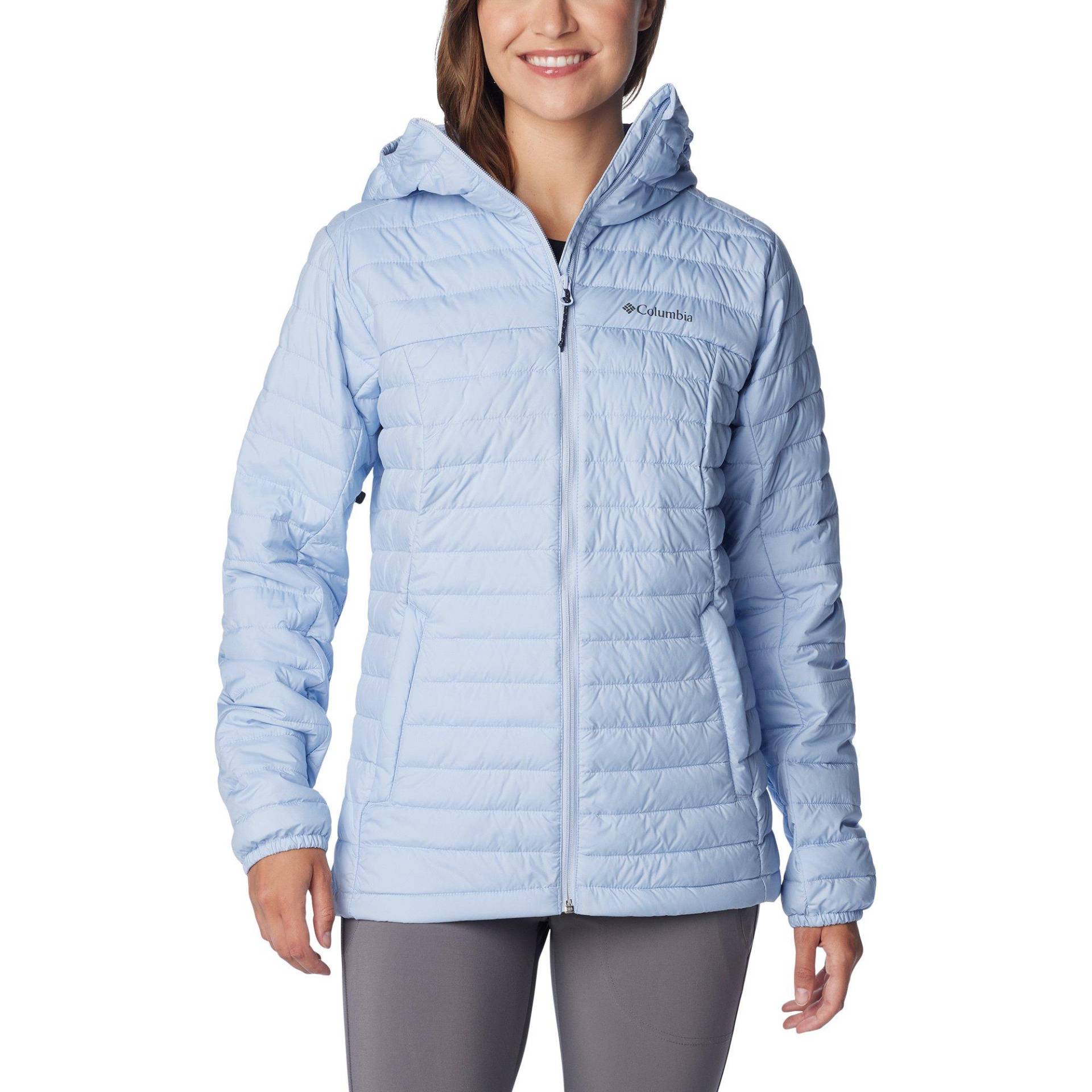 Jacke, Wattiert Mit Kapuze Damen Hellblau XL von Columbia