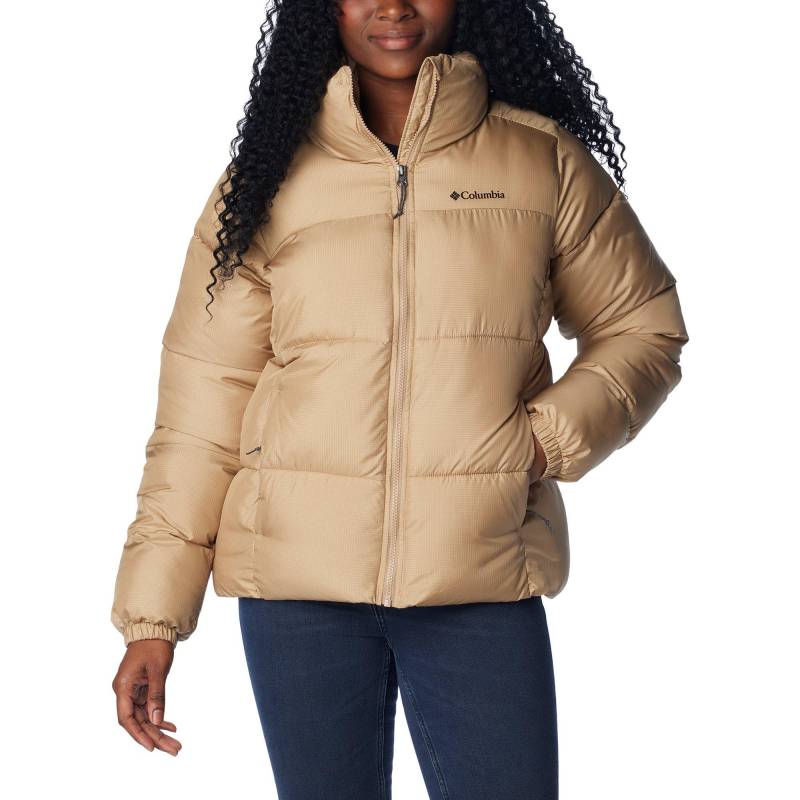 Jacke Mit Reissverschluss Damen Beige M von Columbia