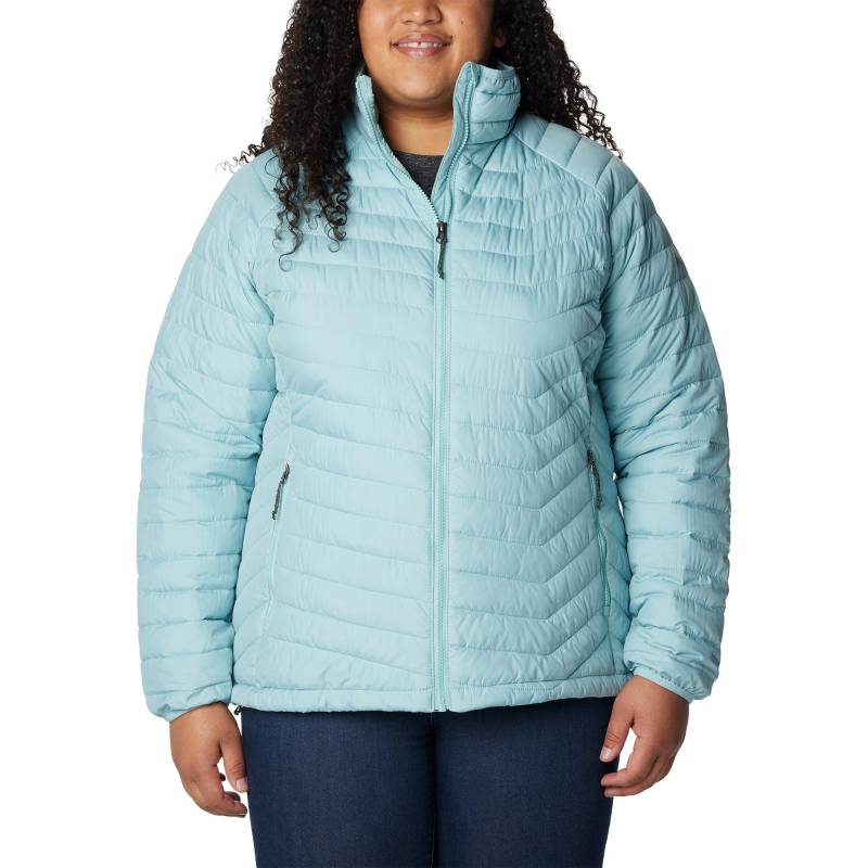 Jacke Mit Reissverschluss Damen Blau S von Columbia