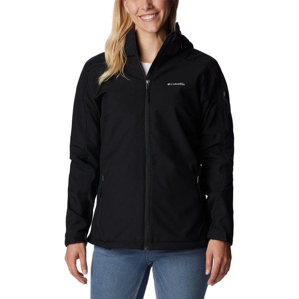 Softshell-jacke Mit Kapuze Damen Black S von Columbia