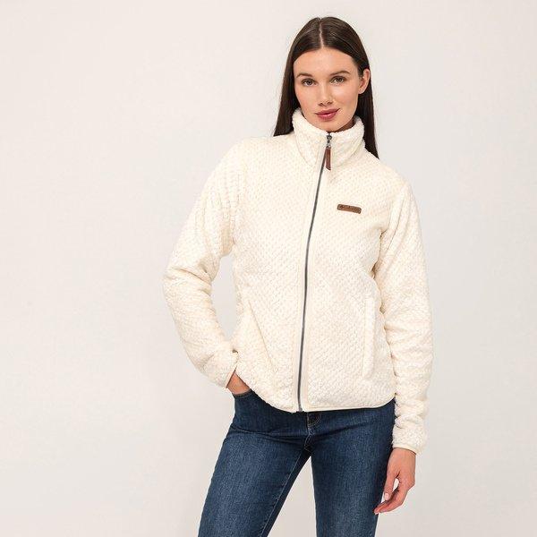 Fleecejacke Ohne Kapuze Damen Ecru S von Columbia