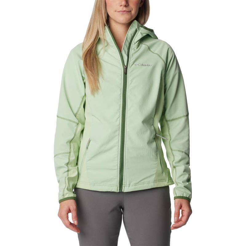 Columbia - Softshell-Jacke mit Kapuze, für Damen, Hellgrün, Größe M von Columbia