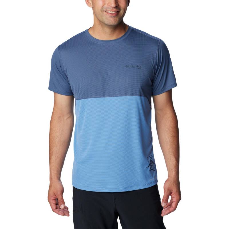 Columbia - T-Shirt, für Herren, Blau, Größe XL von Columbia