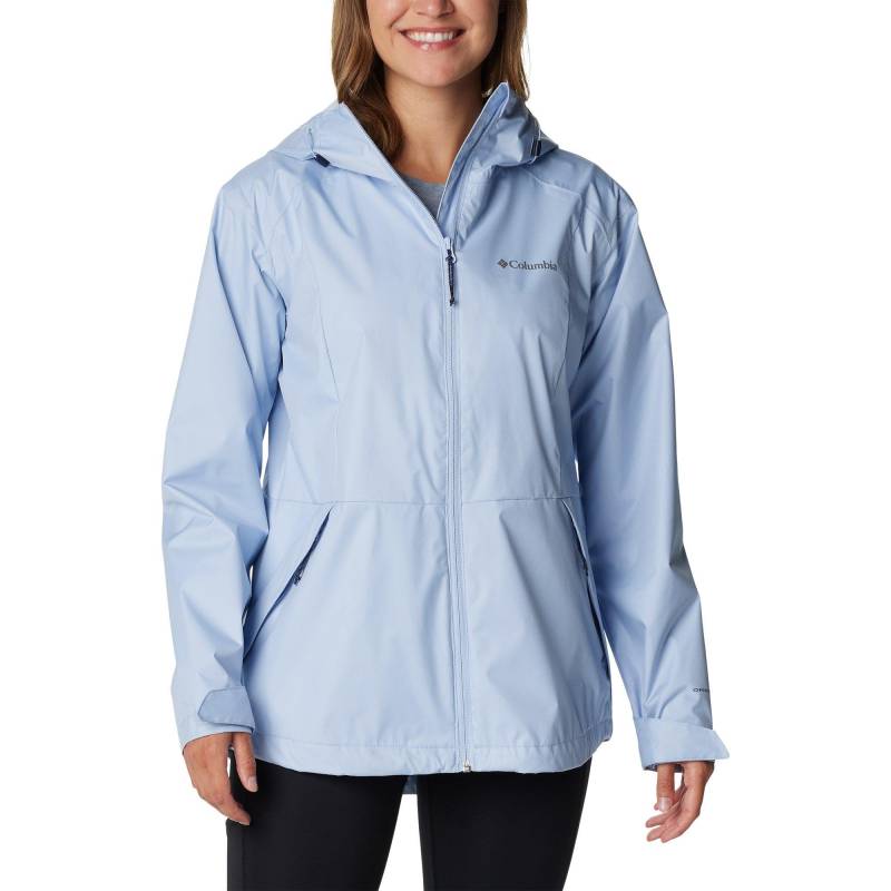 Trekkingjacke Mit Kapuze Damen Hellblau S von Columbia