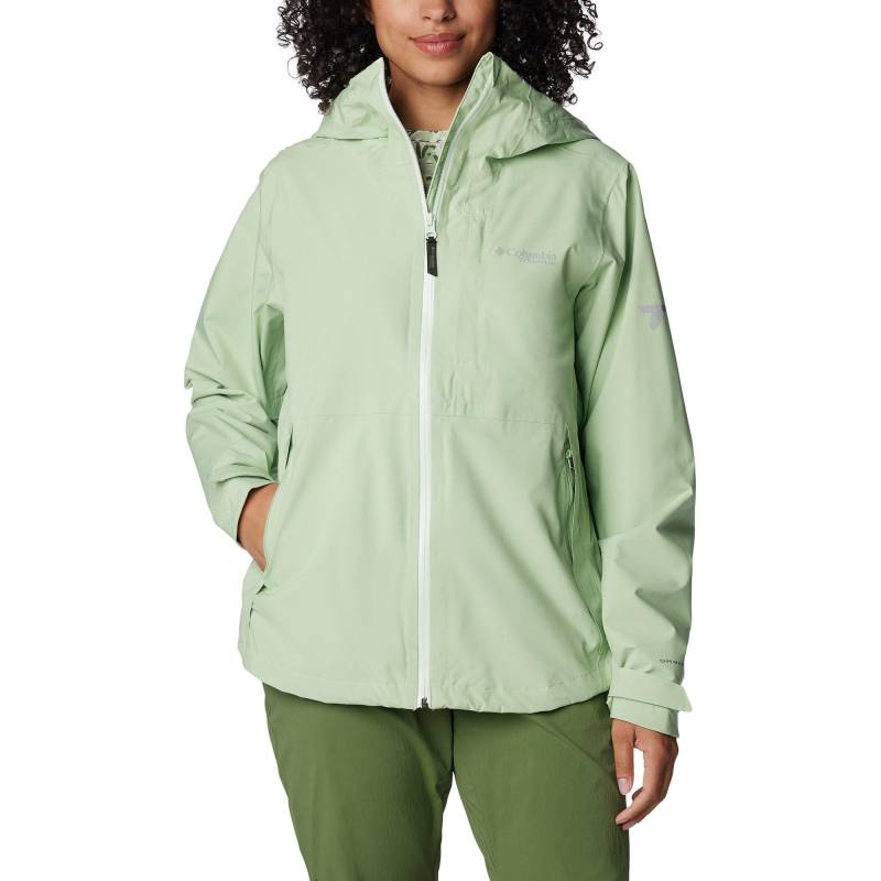 Columbia - Trekkingjacke mit Kapuze, für Damen, Hellgrün, Größe L von Columbia