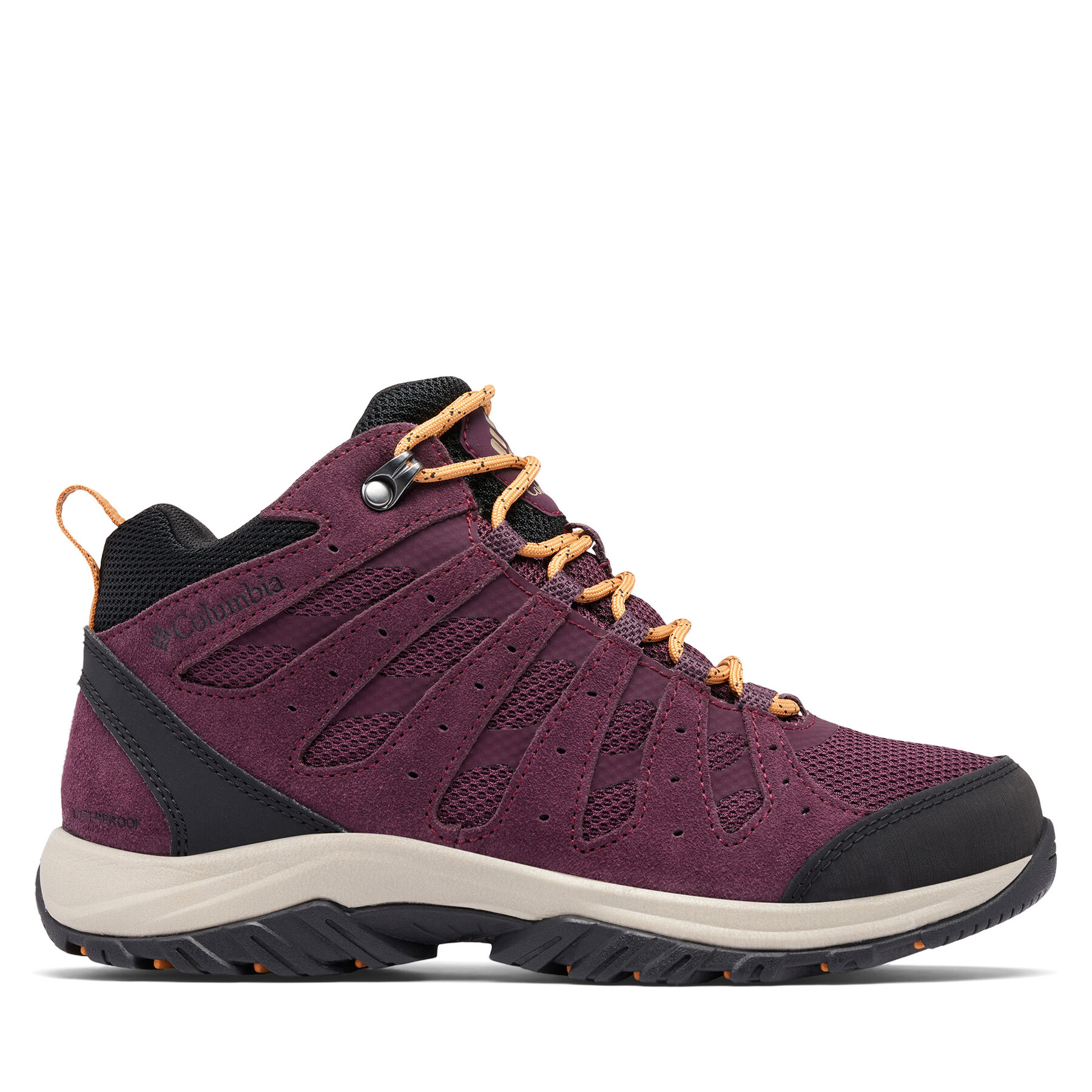 Trekkingschuhe Columbia Redmond III Mid Waterproof 1940611 Dunkelrot von Columbia