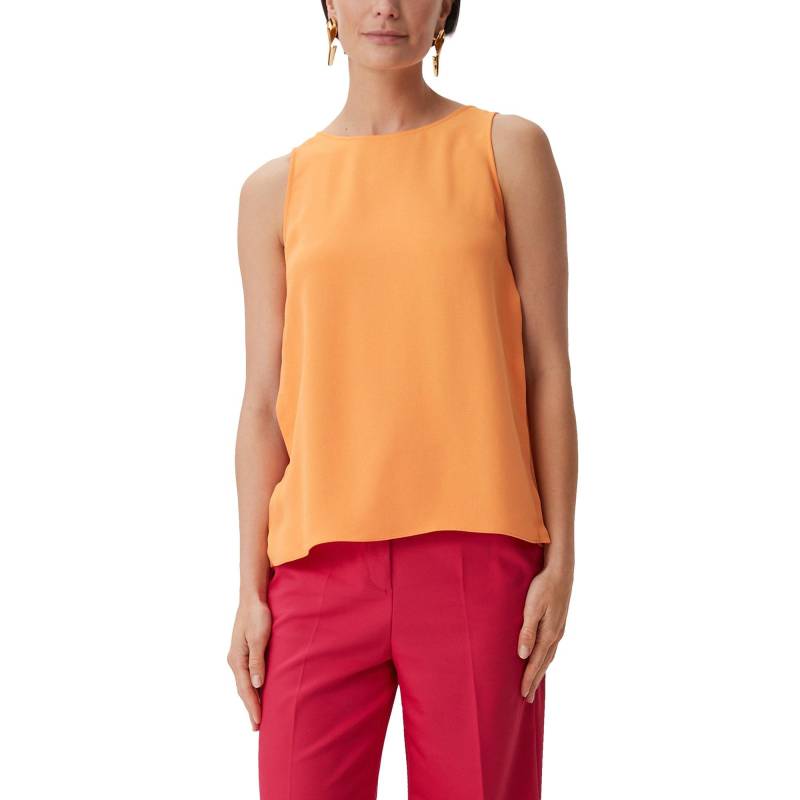 Comma - Bluse, für Damen, Orange Größe 34 von Comma