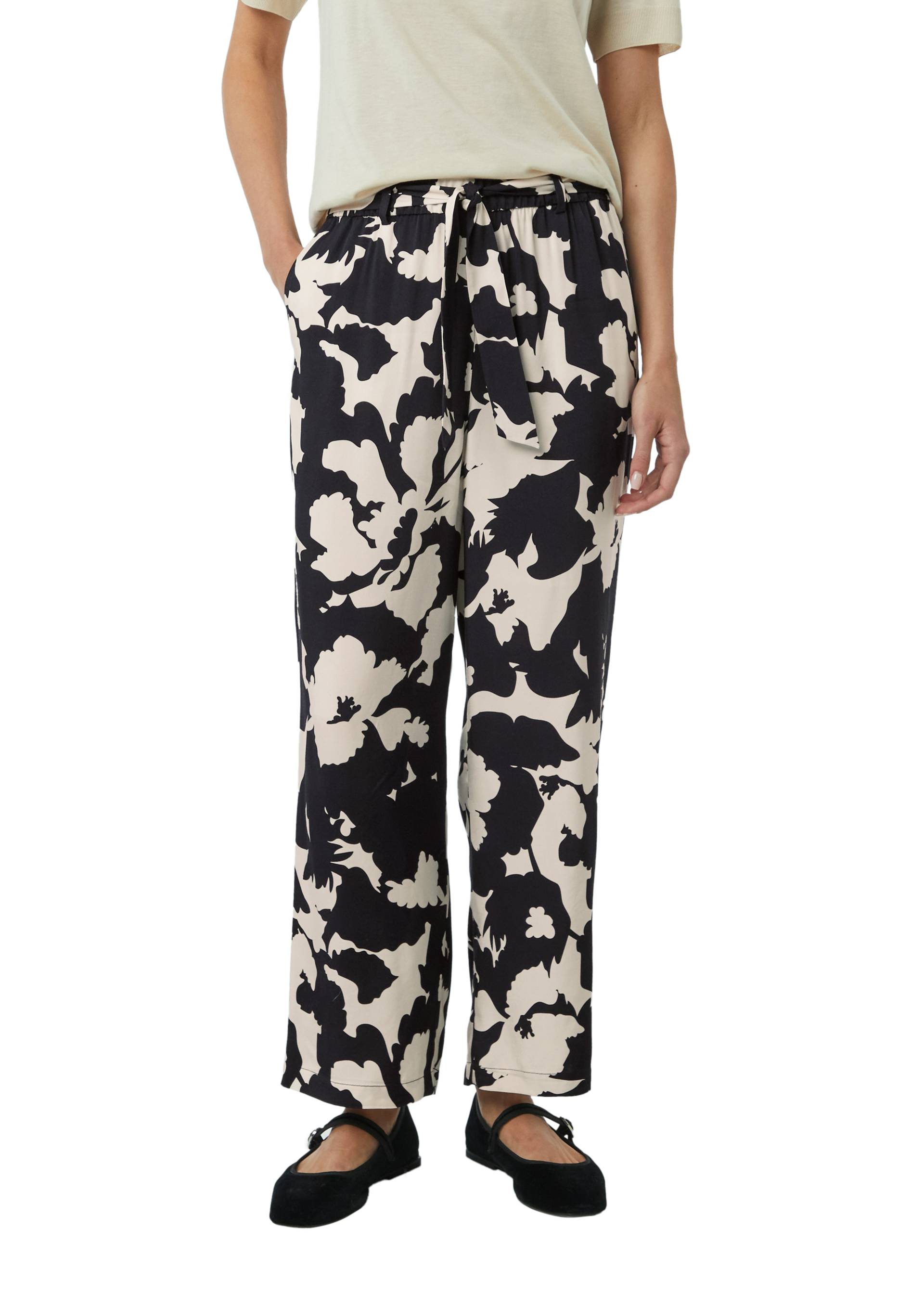 Comma Relaxhose, mit All-Over Print von Comma