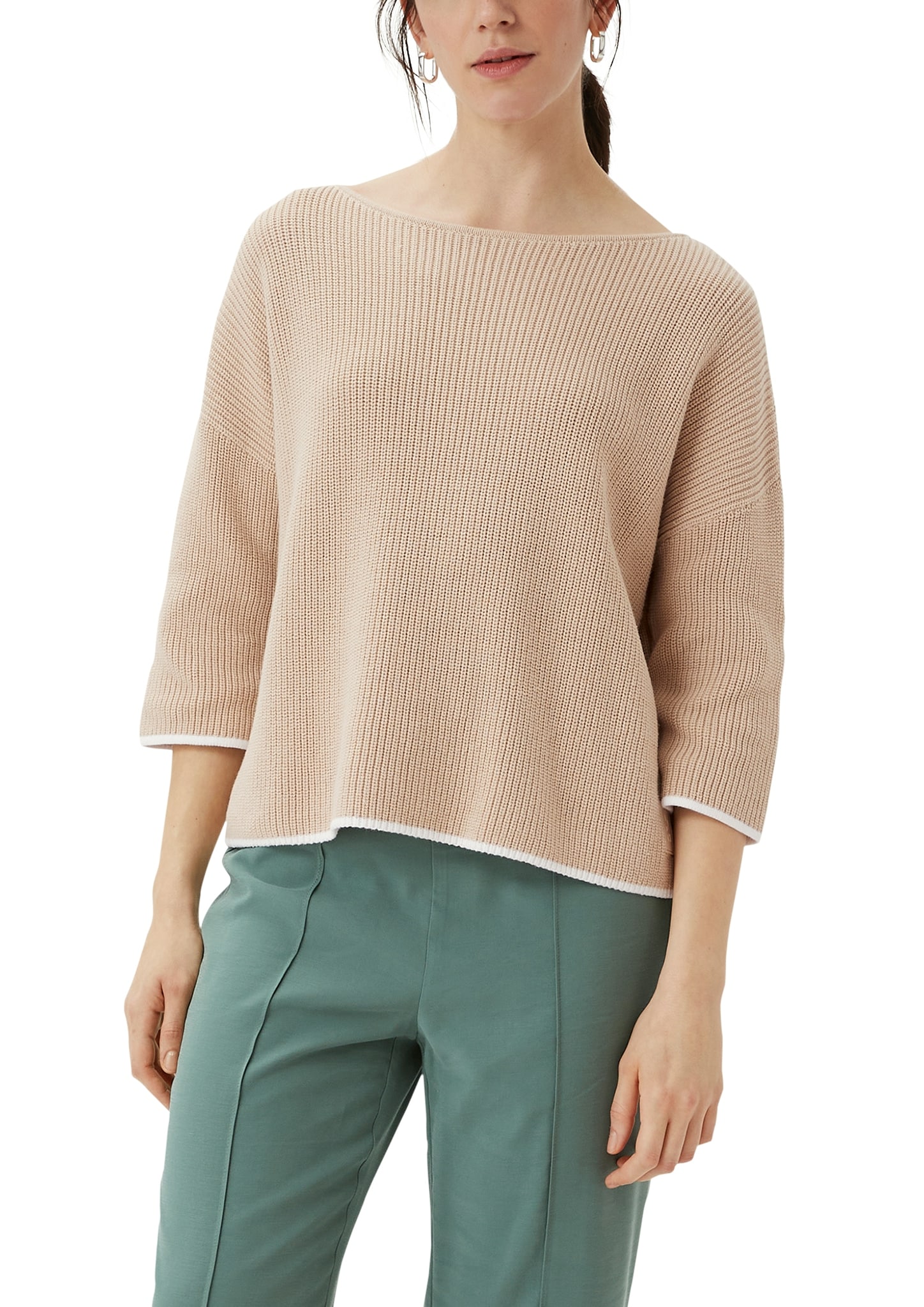 Comma Strickpullover, mit Drop-Shoulder Naht von Comma