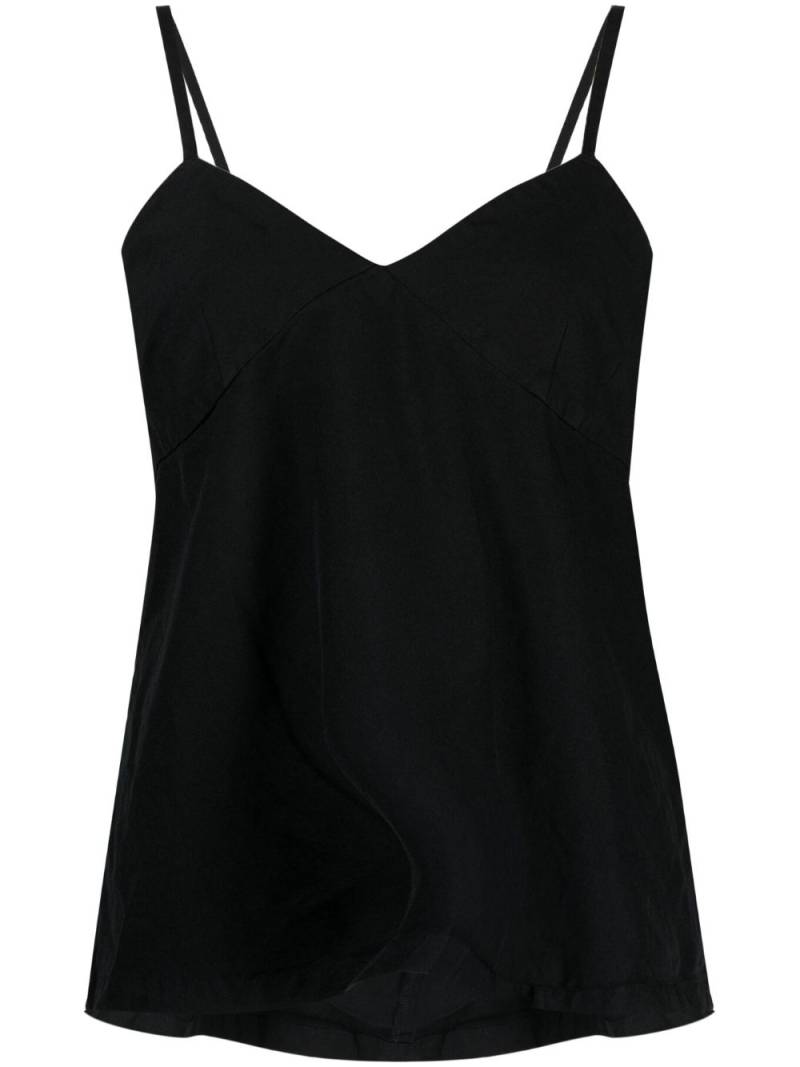 Comme Des Garçons Comme Des Garçons V-neck camisole top - Black von Comme Des Garçons Comme Des Garçons