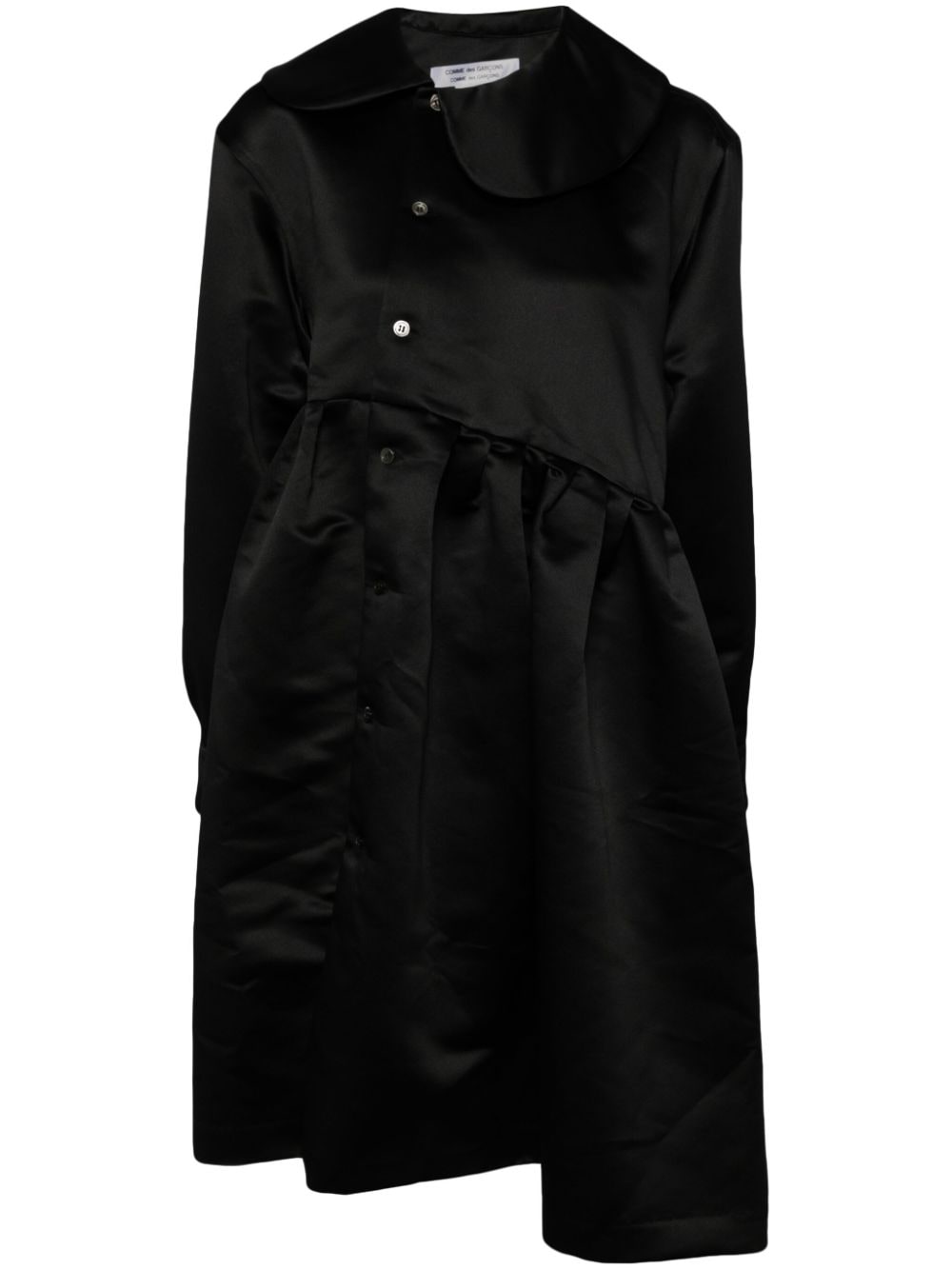 Comme Des Garçons Comme Des Garçons button-up midi dress - Black von Comme Des Garçons Comme Des Garçons