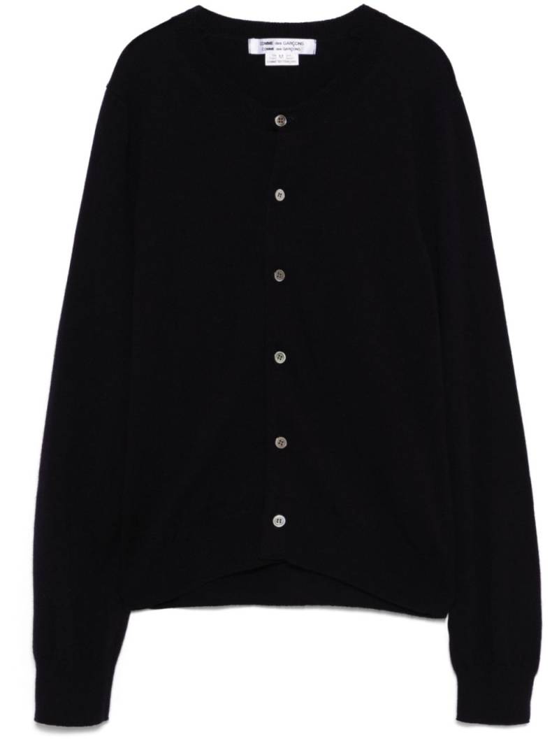 Comme Des Garçons Comme Des Garçons cashmere cardigan - Blue von Comme Des Garçons Comme Des Garçons