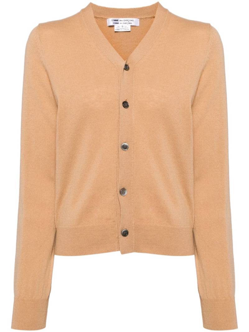 Comme Des Garçons Comme Des Garçons cashmere cardigan - Brown von Comme Des Garçons Comme Des Garçons