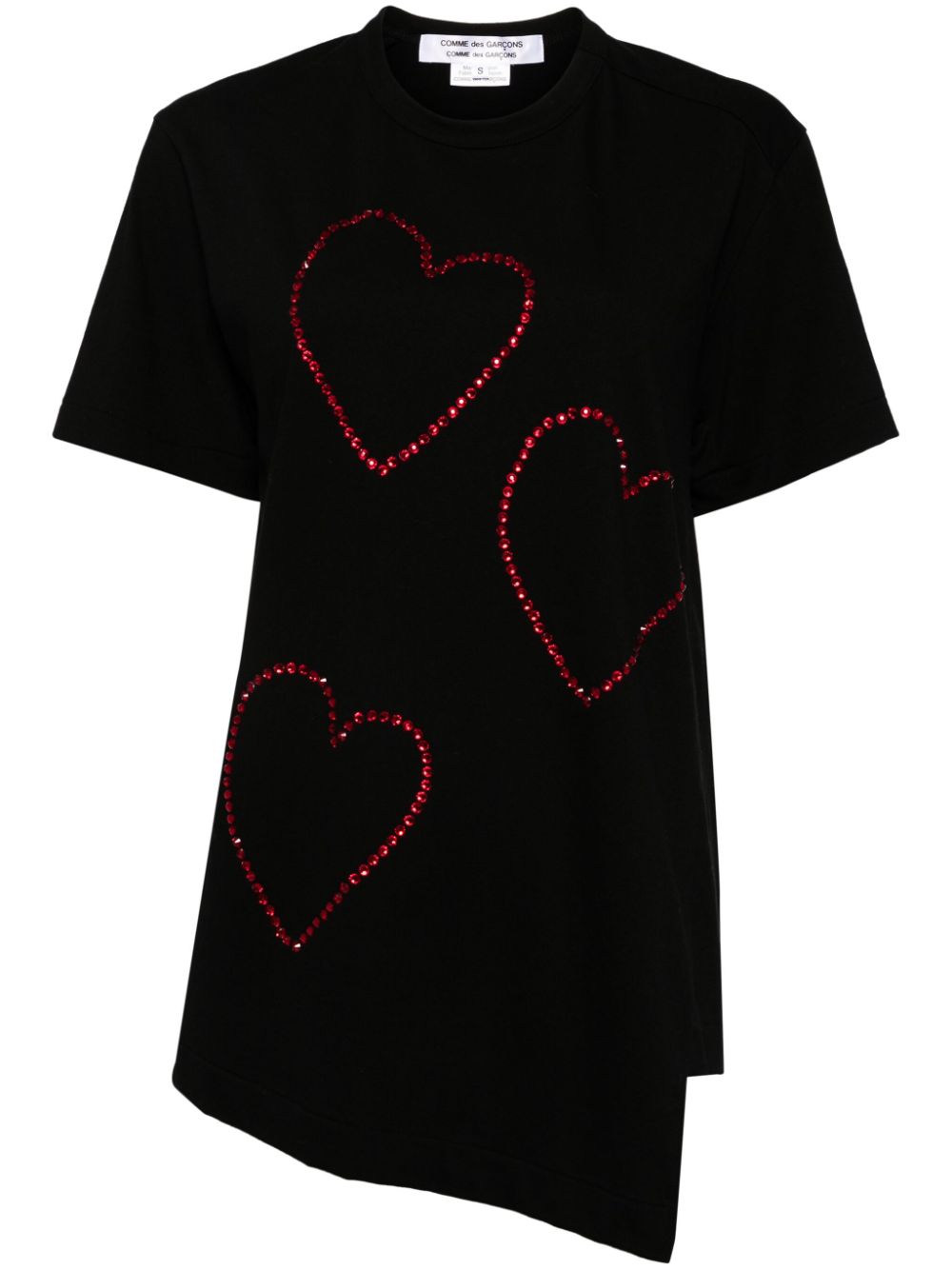 Comme Des Garçons Comme Des Garçons crystal embellishment T-shirt - Black von Comme Des Garçons Comme Des Garçons