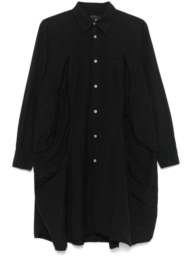 Comme Des Garçons Comme Des Garçons distressed-effect mini dress - Black von Comme Des Garçons Comme Des Garçons