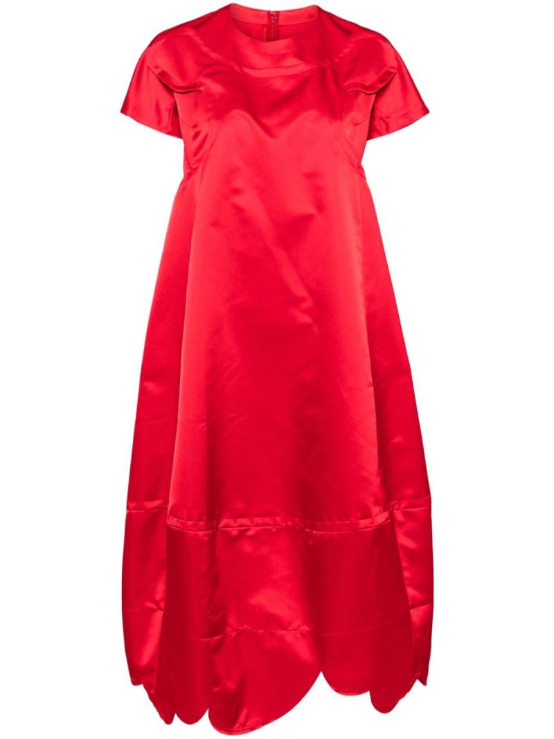 Comme Des Garçons Comme Des Garçons duchess satin dress - Red von Comme Des Garçons Comme Des Garçons