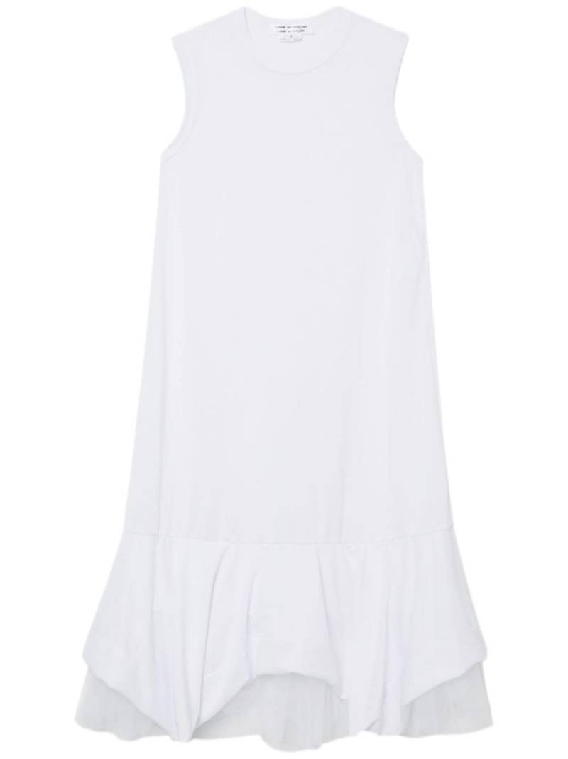 Comme Des Garçons Comme Des Garçons flared skirt sleeveless midi-dress - White von Comme Des Garçons Comme Des Garçons