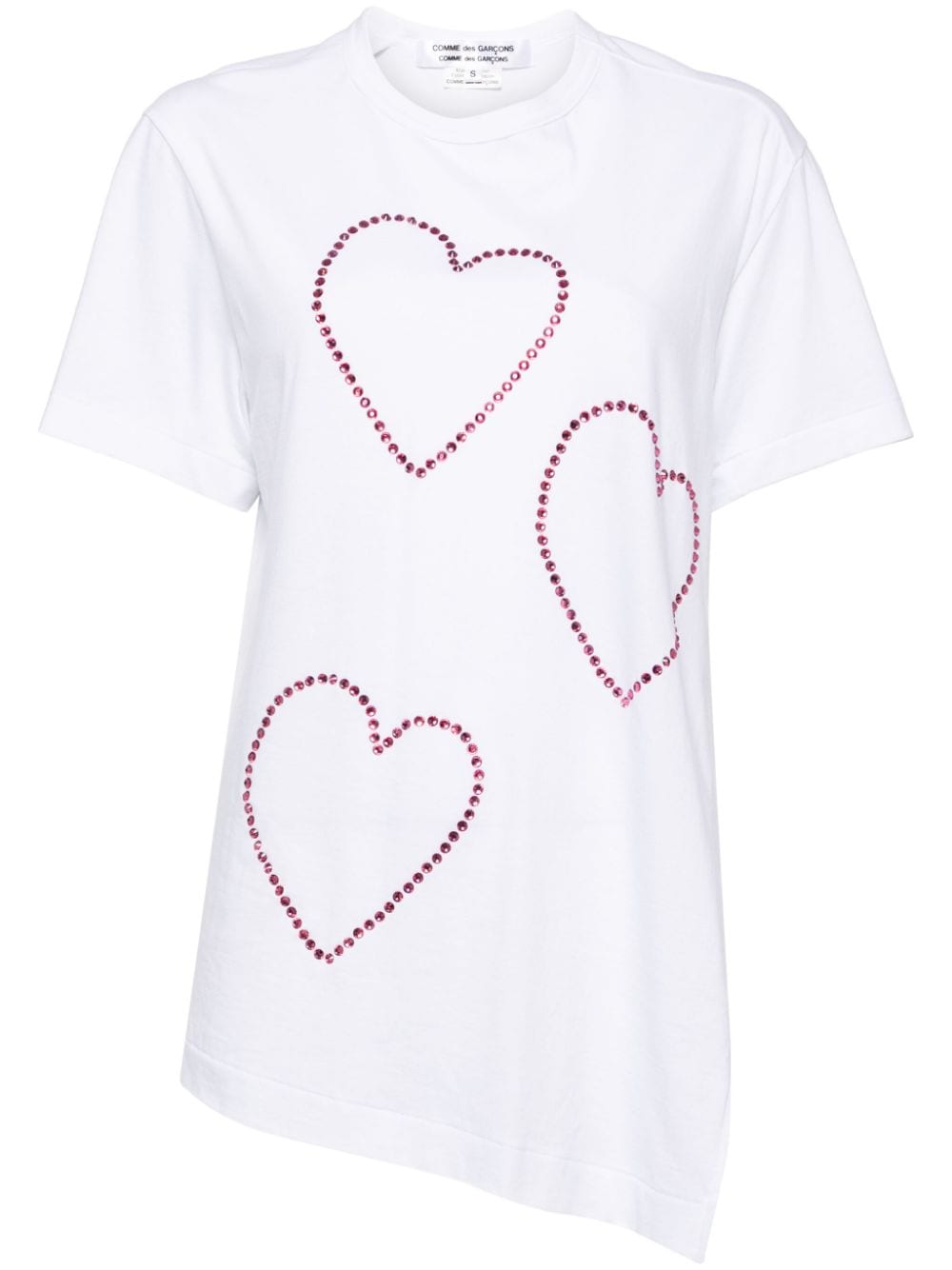 Comme Des Garçons Comme Des Garçons heart T-shirt - White von Comme Des Garçons Comme Des Garçons