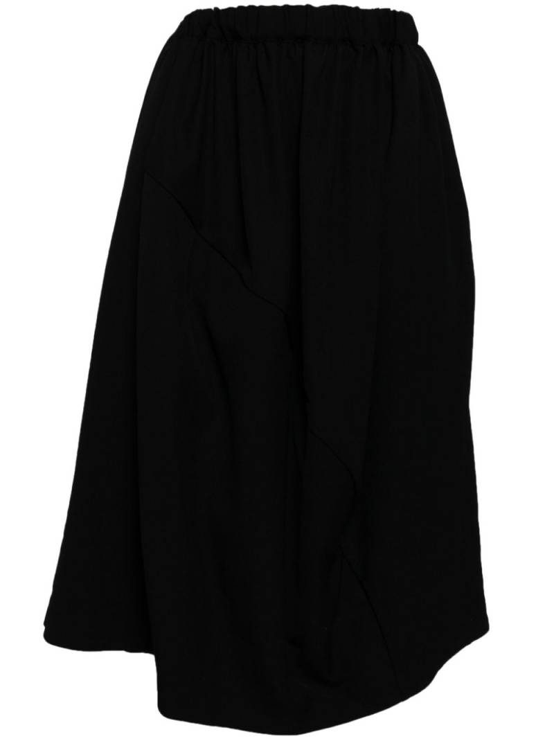 Comme Des Garçons Comme Des Garçons high-waisted A-line skirts - Black von Comme Des Garçons Comme Des Garçons