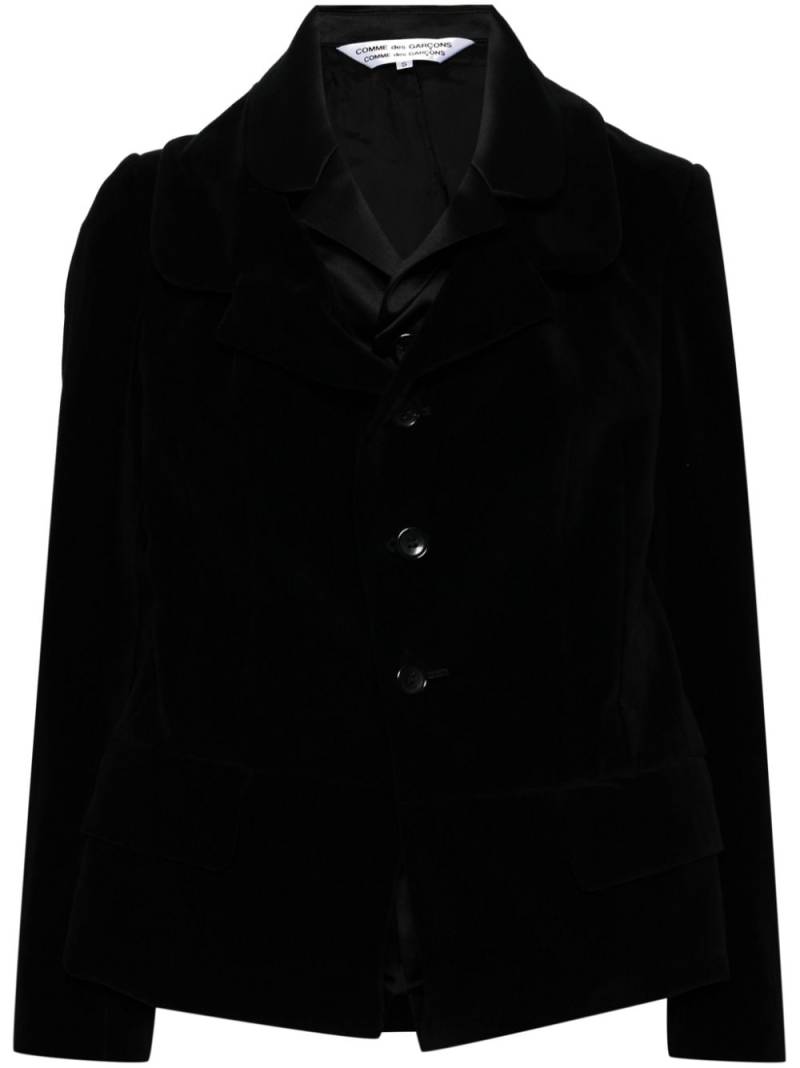 Comme Des Garçons Comme Des Garçons layered blazer - Black von Comme Des Garçons Comme Des Garçons