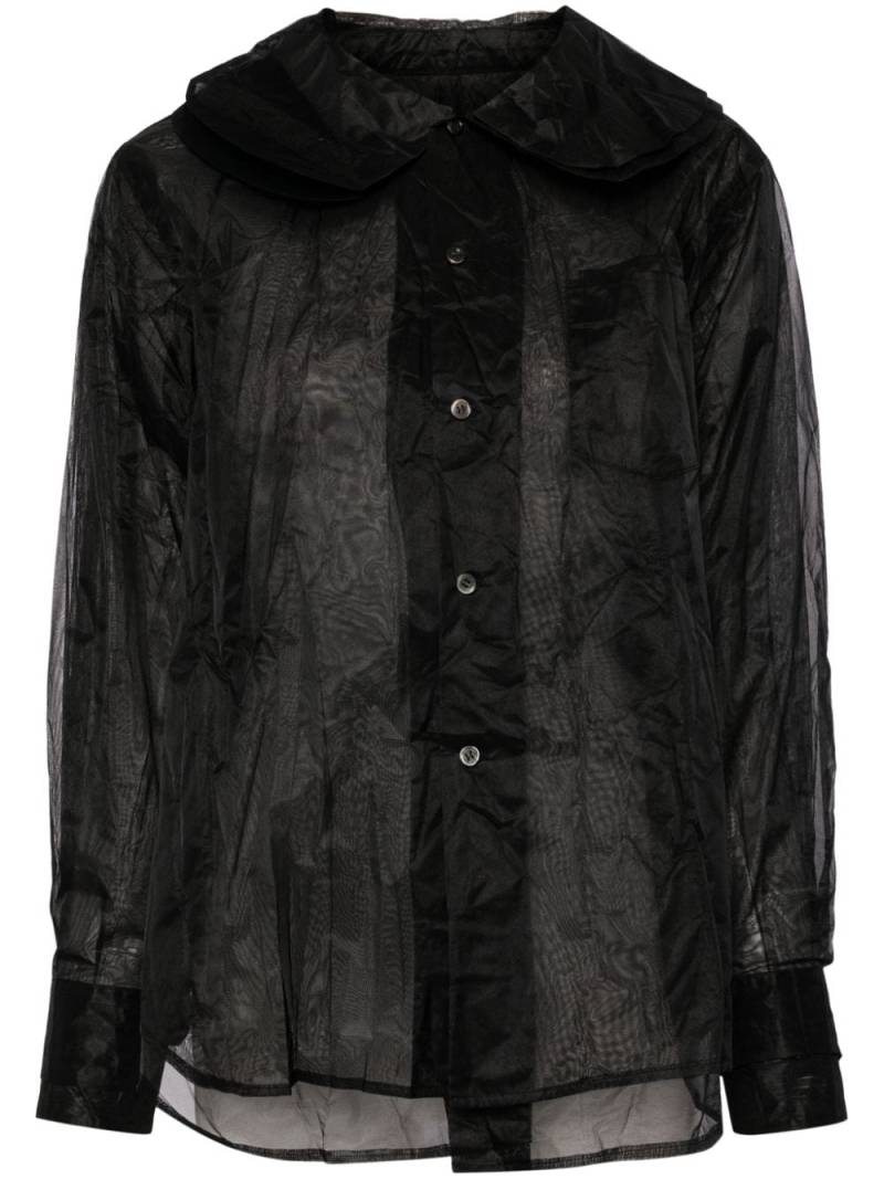 Comme Des Garçons Comme Des Garçons layered shirt - Black von Comme Des Garçons Comme Des Garçons