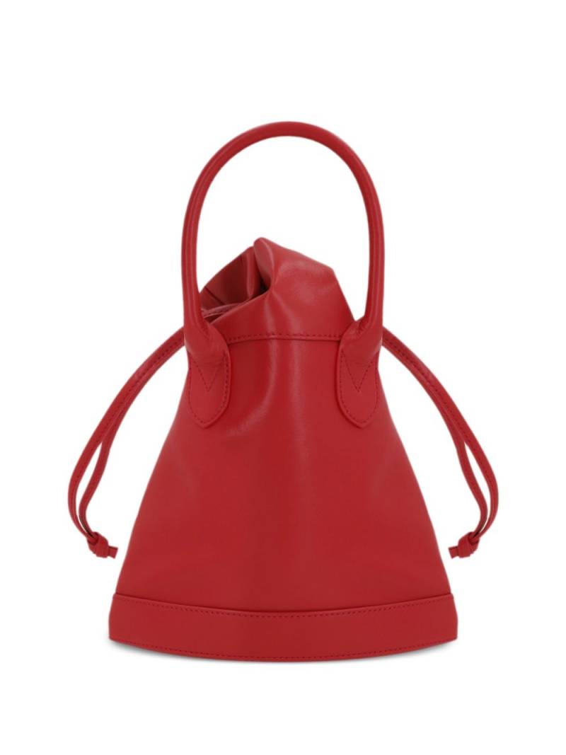 Comme Des Garçons Comme Des Garçons leather bucket bag - Red von Comme Des Garçons Comme Des Garçons