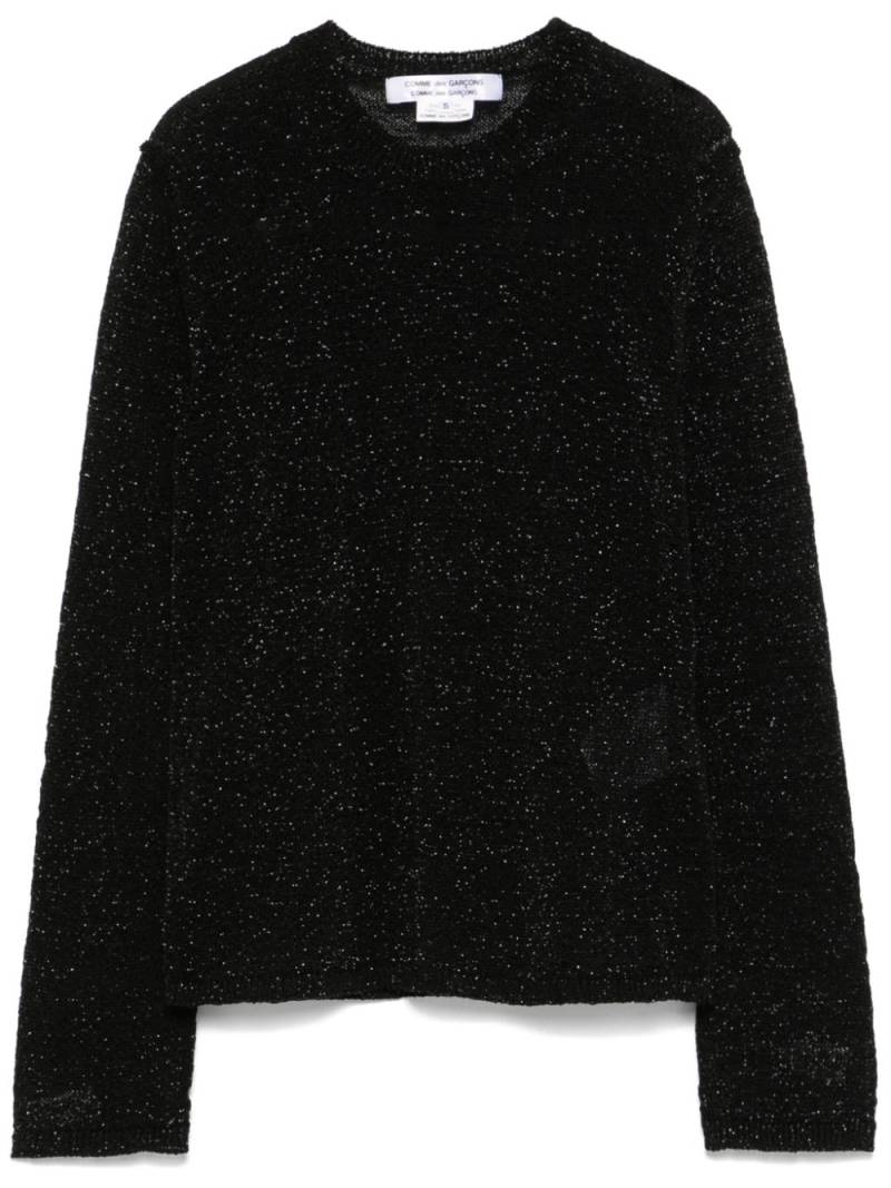 Comme Des Garçons Comme Des Garçons open-knit sweater - Black von Comme Des Garçons Comme Des Garçons