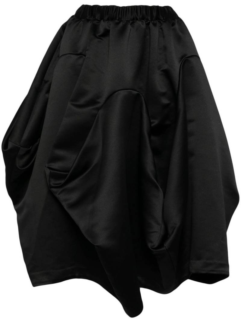 Comme Des Garçons Comme Des Garçons panelled midi skirt - Black von Comme Des Garçons Comme Des Garçons