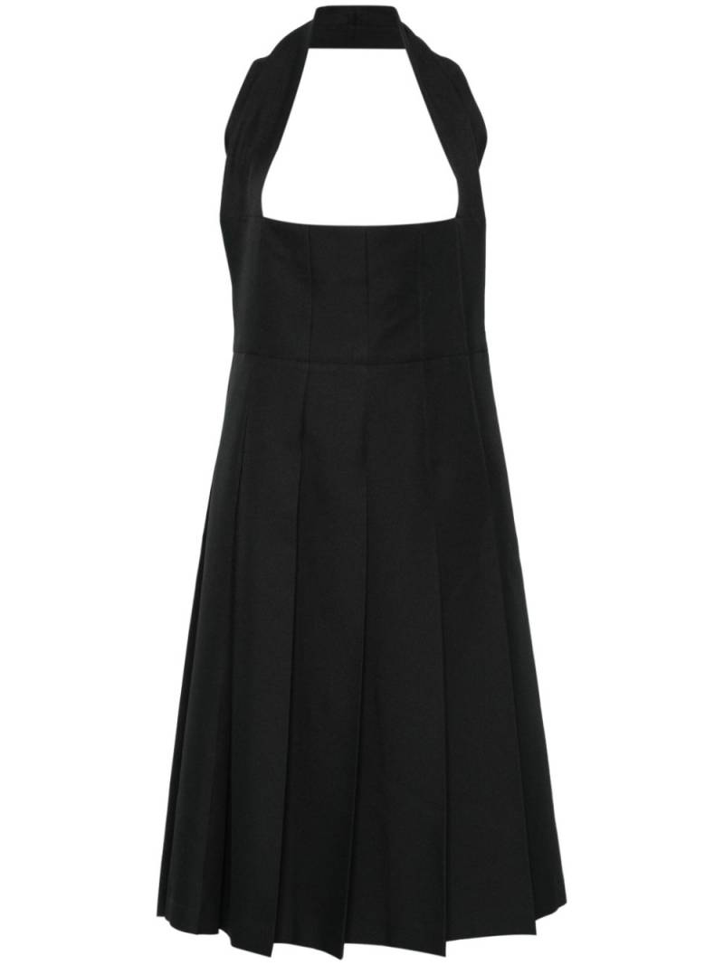 Comme Des Garçons Comme Des Garçons pleated midi dress - Black von Comme Des Garçons Comme Des Garçons