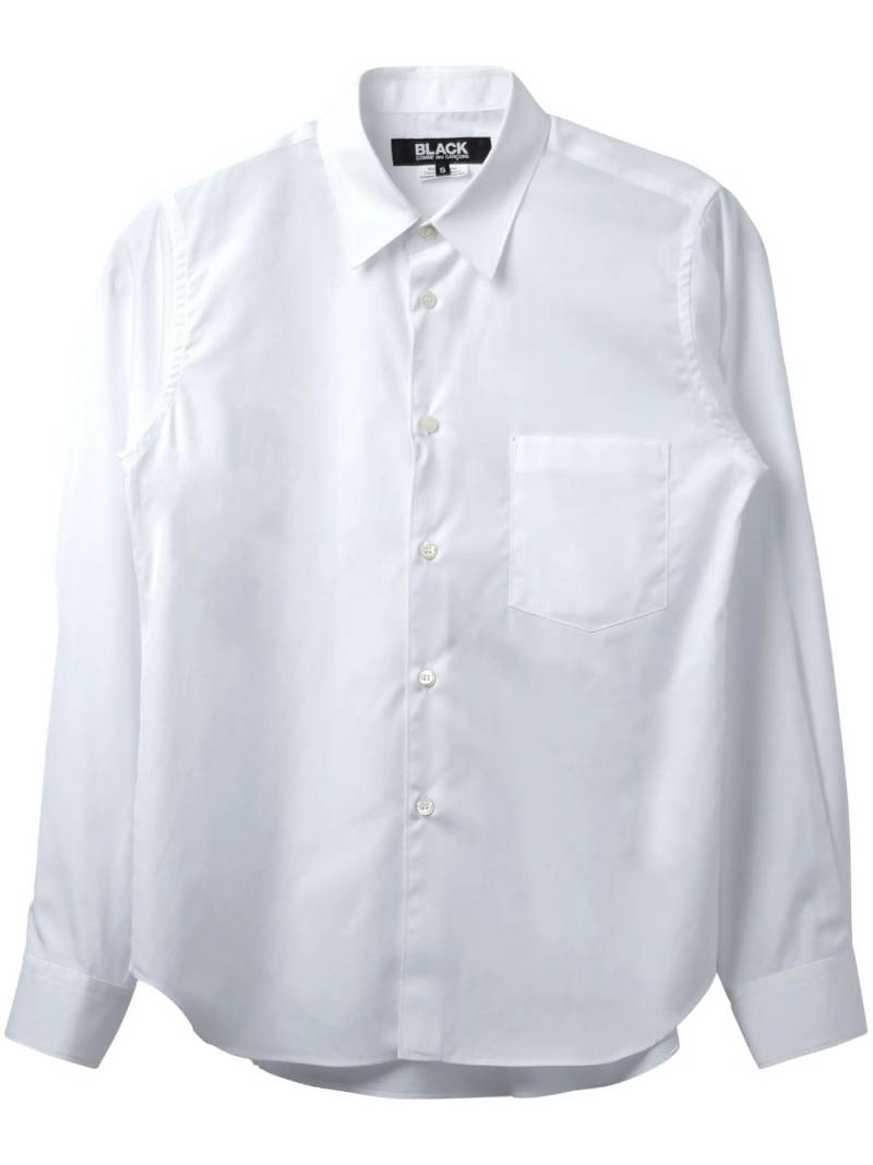 Comme Des Garçons Comme Des Garçons poplin shirt - White von Comme Des Garçons Comme Des Garçons