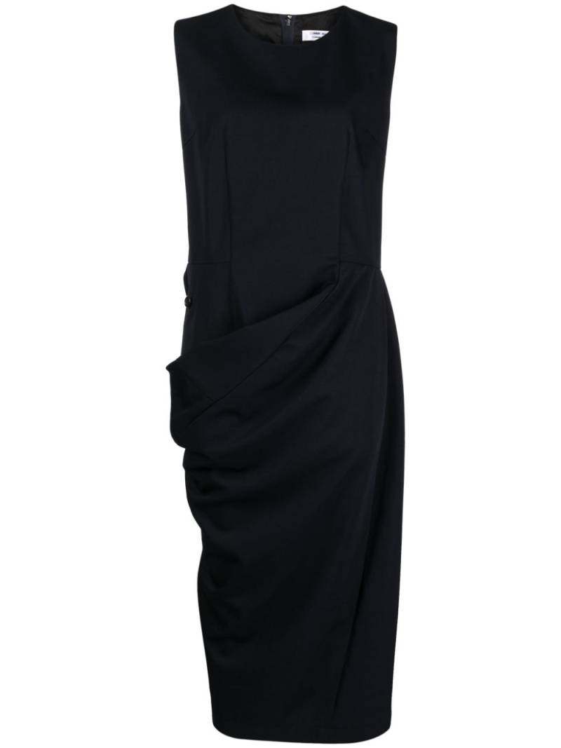 Comme Des Garçons Comme Des Garçons round-neck sleeveless midi dress - Black von Comme Des Garçons Comme Des Garçons