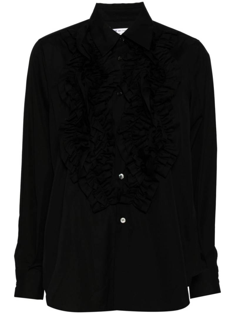 Comme Des Garçons Comme Des Garçons ruffle shirt - Black von Comme Des Garçons Comme Des Garçons