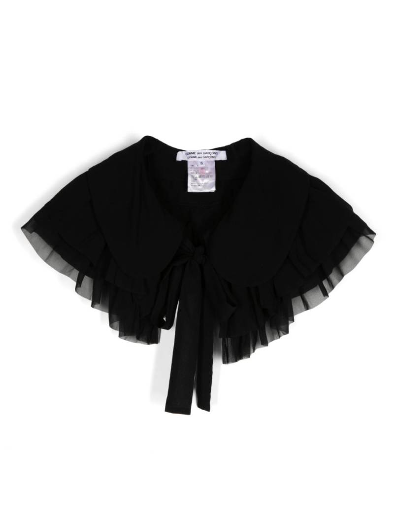 Comme Des Garçons Comme Des Garçons ruffled collar - Black von Comme Des Garçons Comme Des Garçons