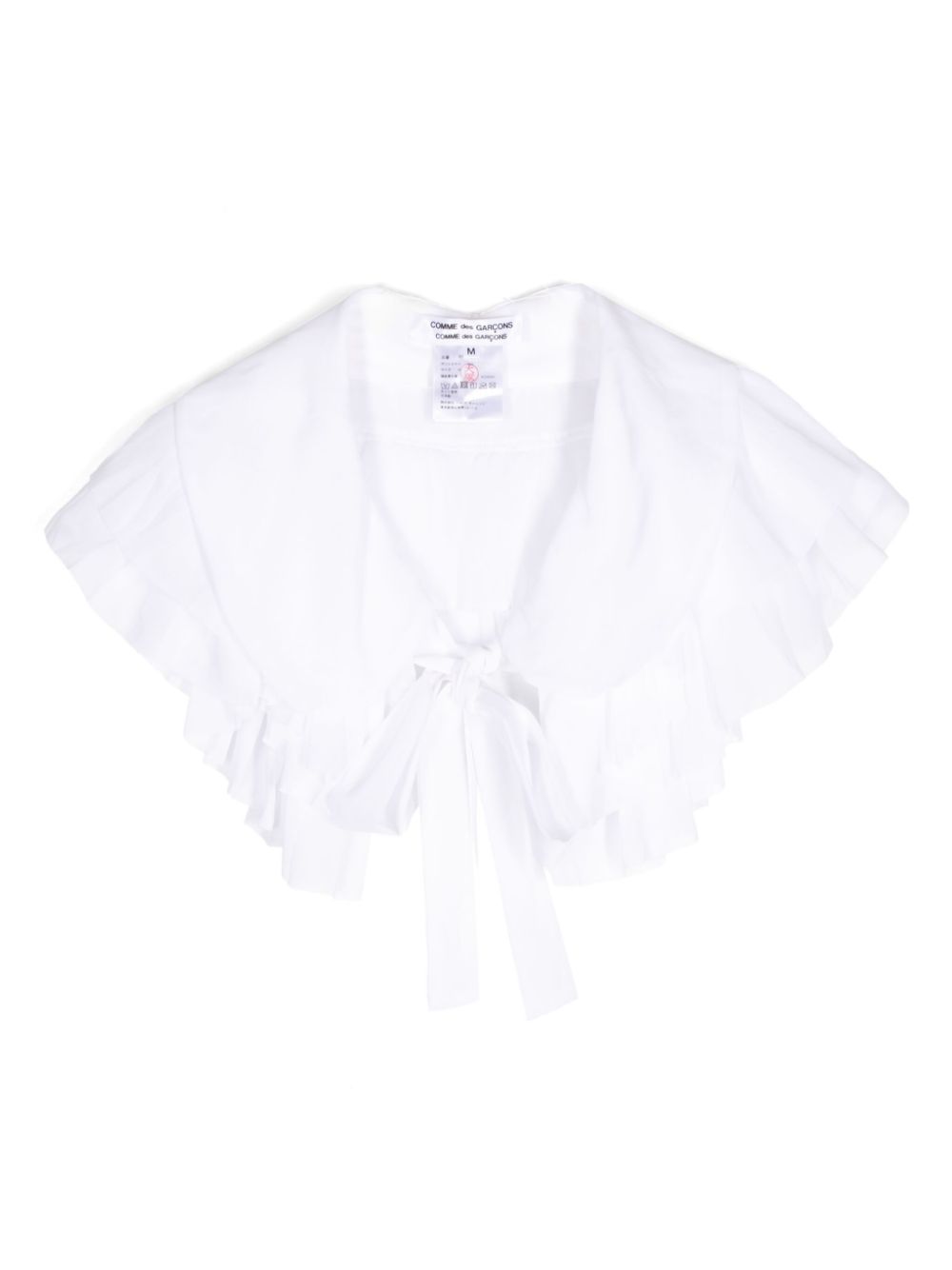 Comme Des Garçons Comme Des Garçons ruffled collar - White von Comme Des Garçons Comme Des Garçons