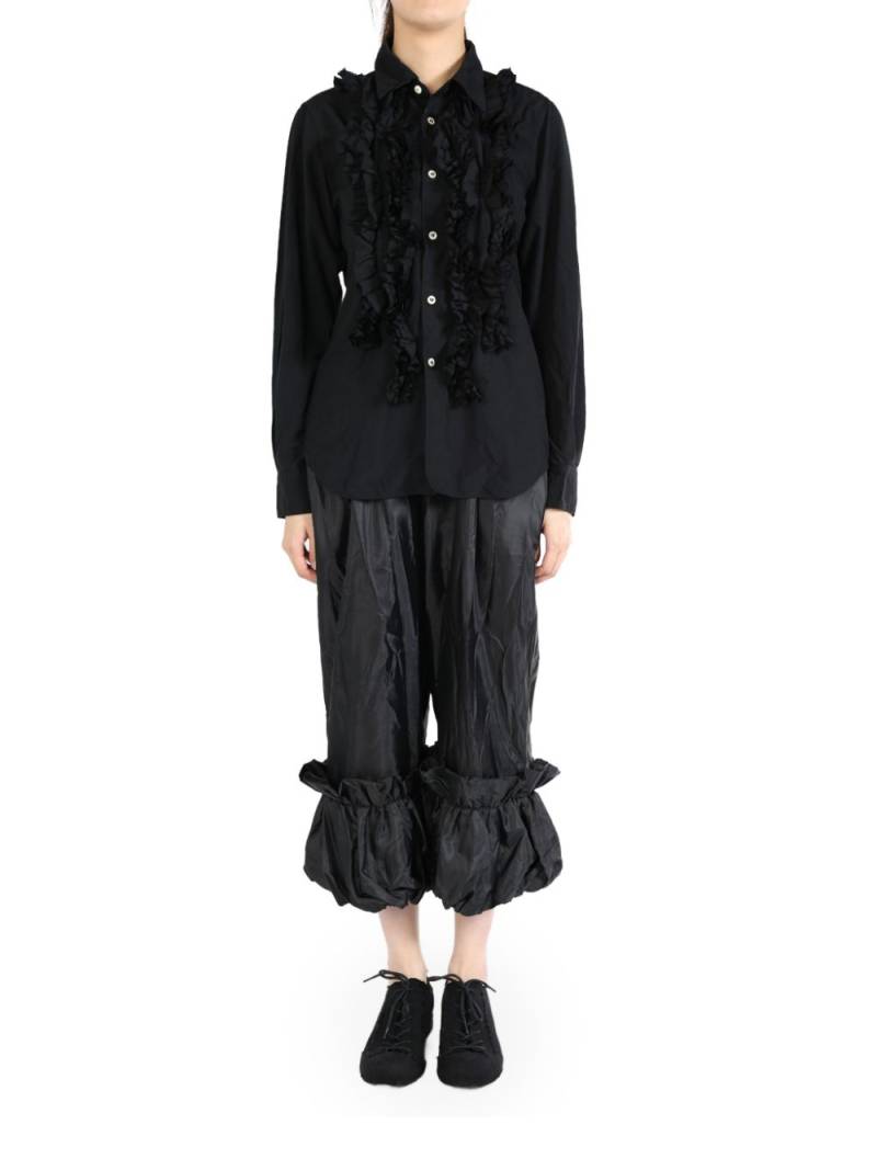 Comme Des Garçons Comme Des Garçons ruffled shirt - Black von Comme Des Garçons Comme Des Garçons