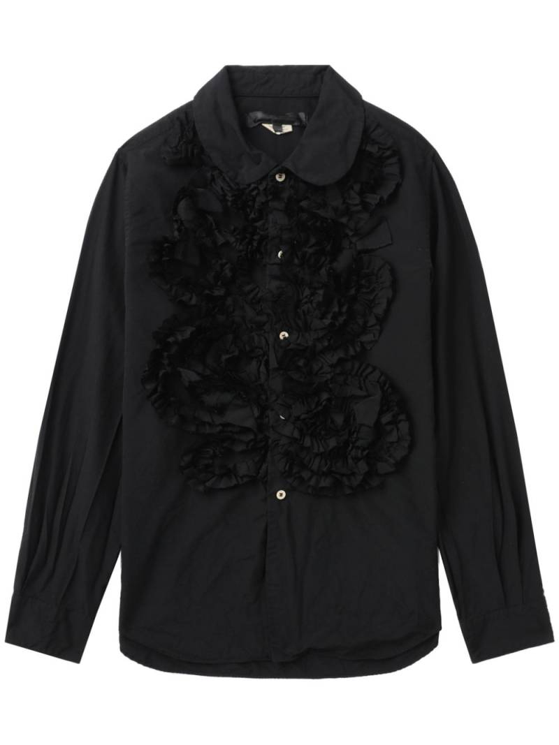 Comme Des Garçons Comme Des Garçons ruffled shirt - Black von Comme Des Garçons Comme Des Garçons