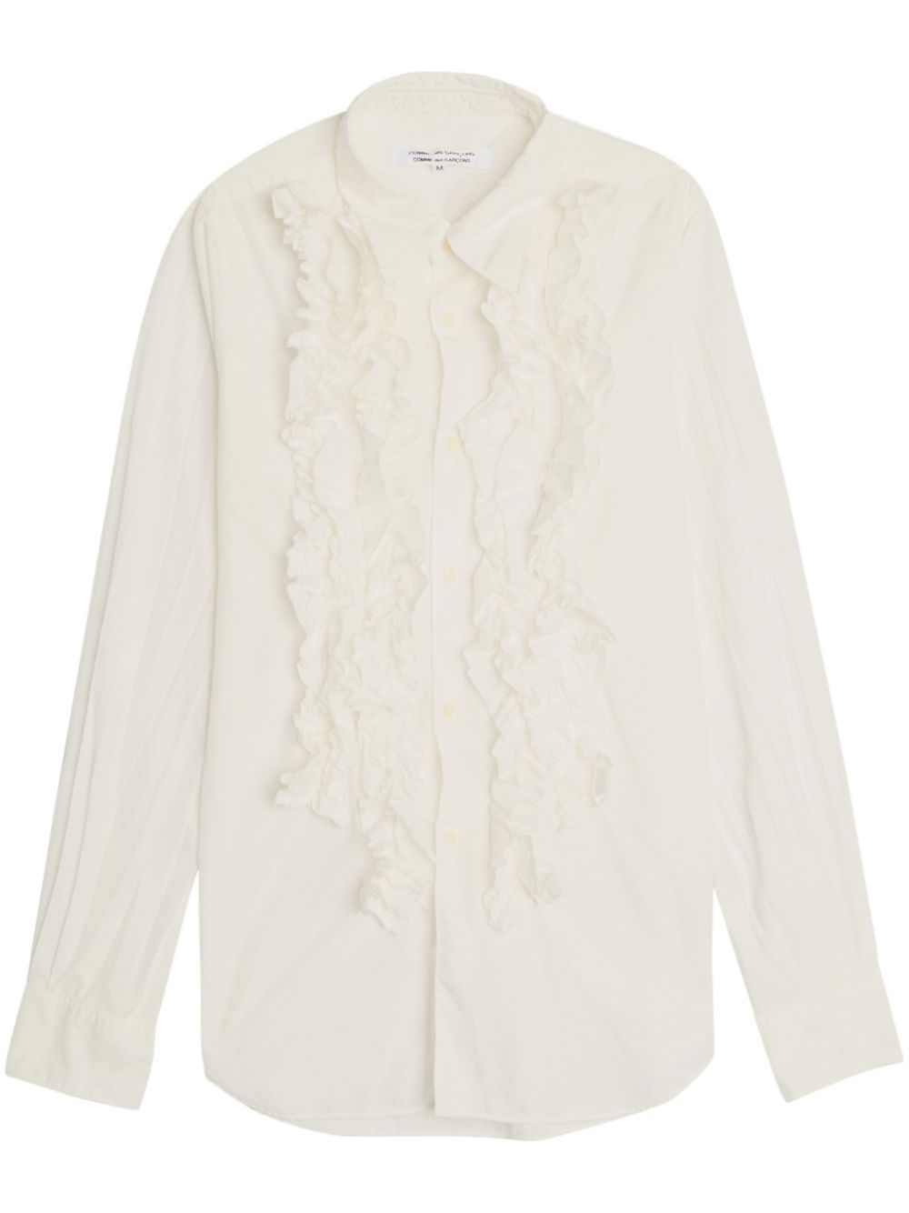 Comme Des Garçons Comme Des Garçons ruffled shirt - White von Comme Des Garçons Comme Des Garçons