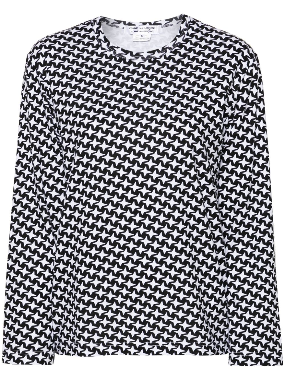 Comme Des Garçons Comme Des Garçons star-print cotton T-shirt - Black von Comme Des Garçons Comme Des Garçons