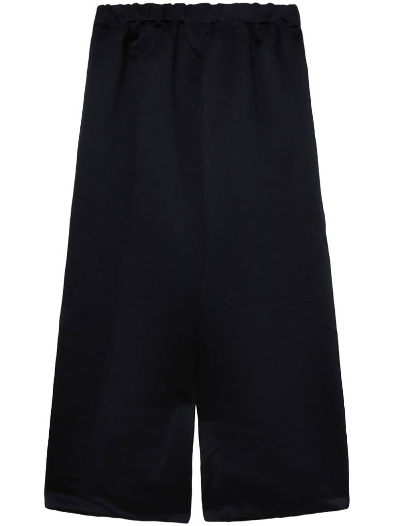 Comme Des Garçons Comme Des Garçons wide-leg cropped trousers - Blue von Comme Des Garçons Comme Des Garçons