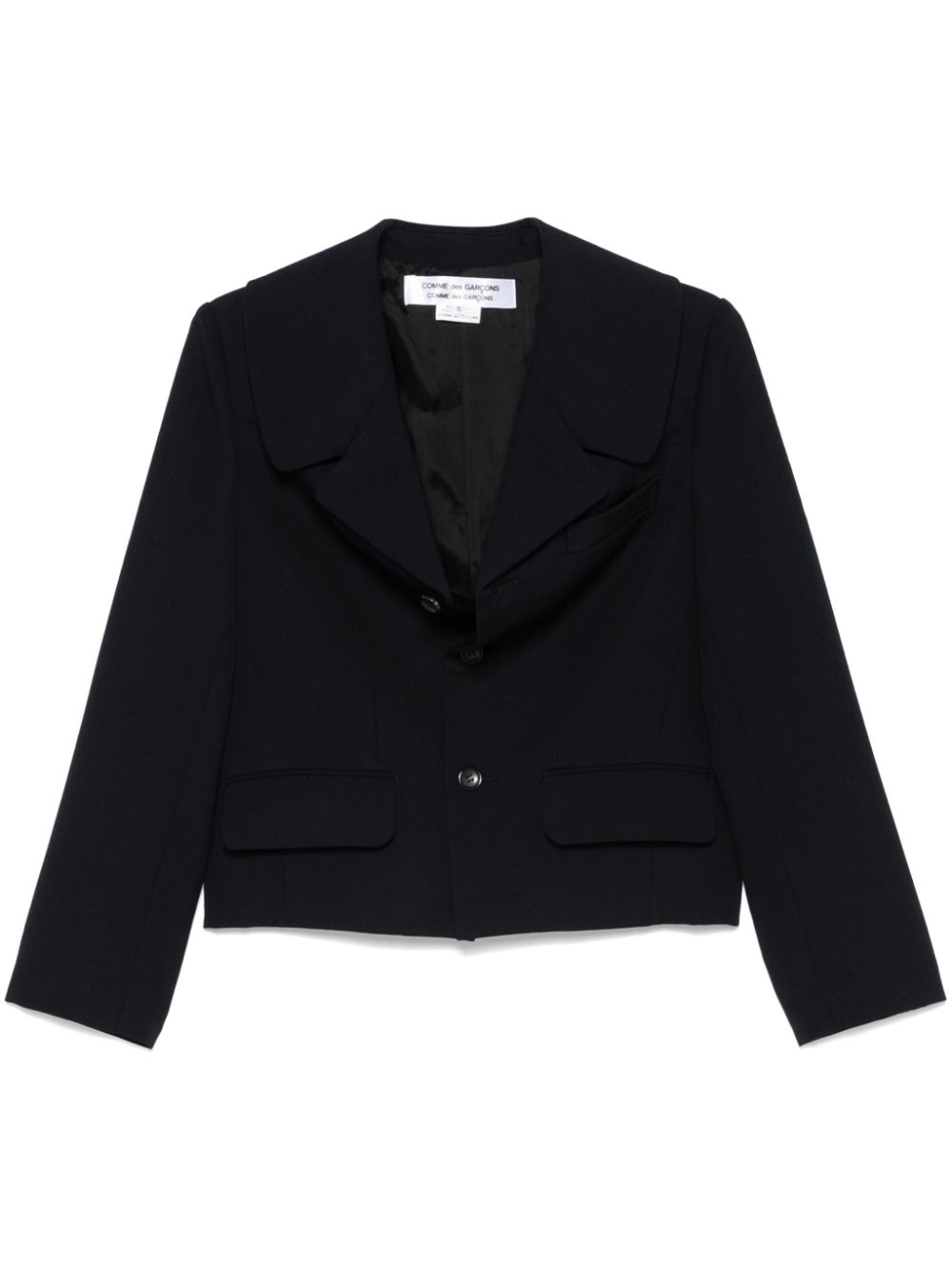 Comme Des Garçons Comme Des Garçons wool blazer - Blue von Comme Des Garçons Comme Des Garçons