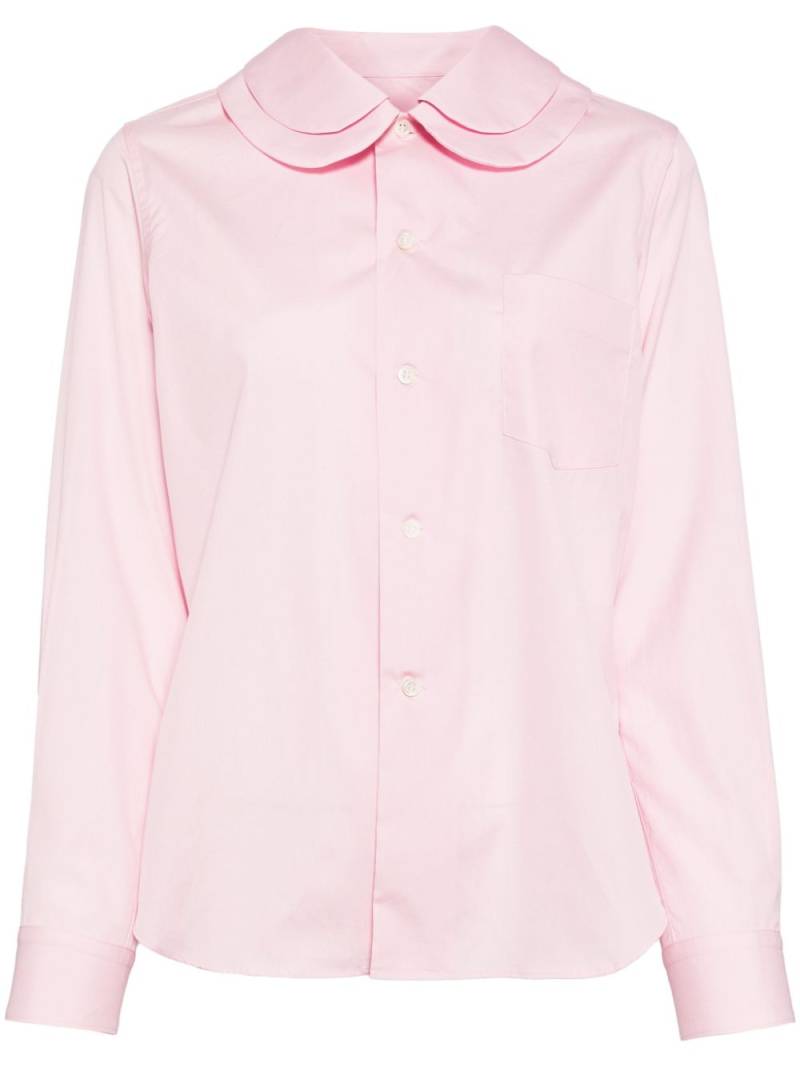 Comme Des Garçons Girl double-collar shirt - Pink von Comme Des Garçons Girl