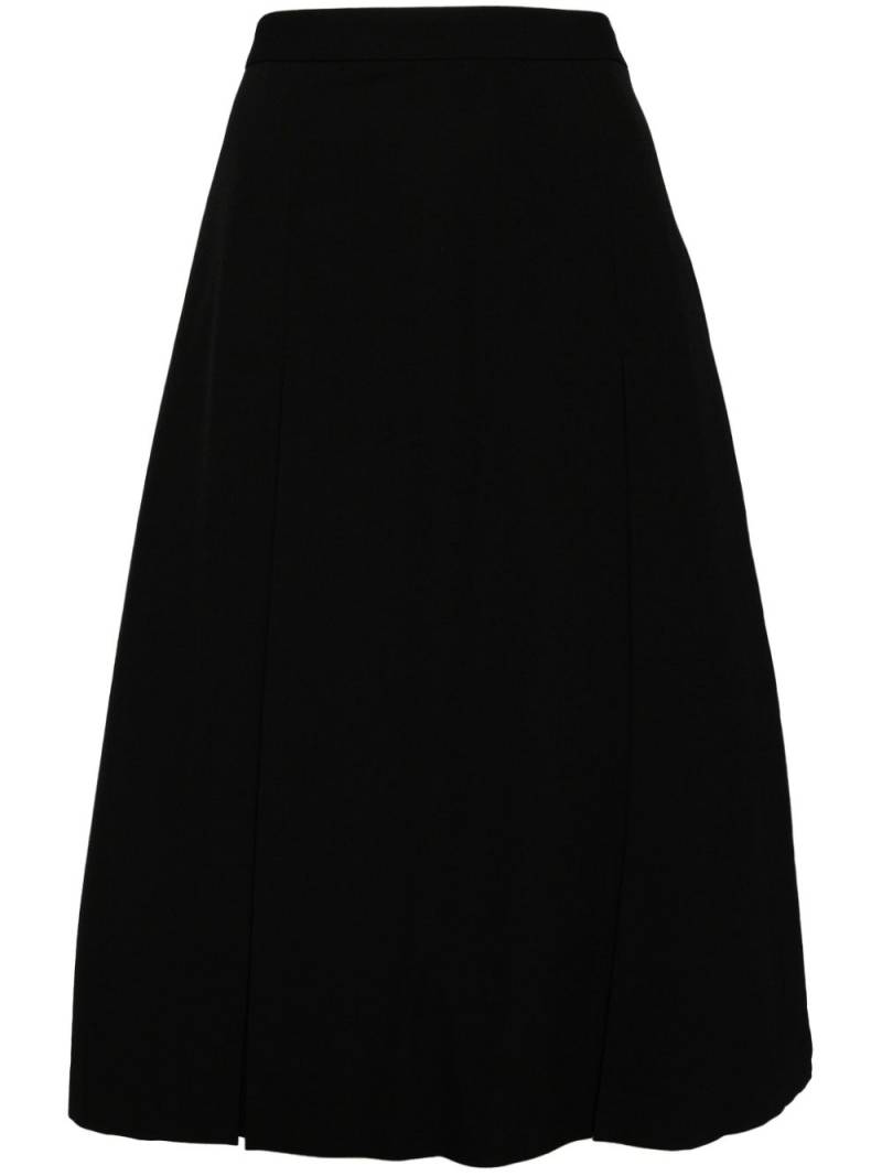 Comme Des Garçons Girl pleated wool skirt - Black von Comme Des Garçons Girl