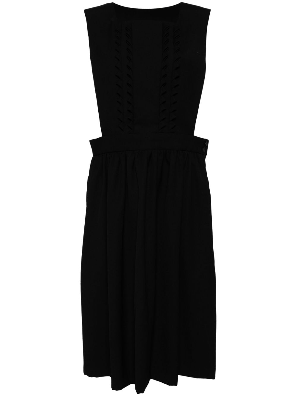 Comme Des Garçons Girl sleeveless midi dress - Black von Comme Des Garçons Girl